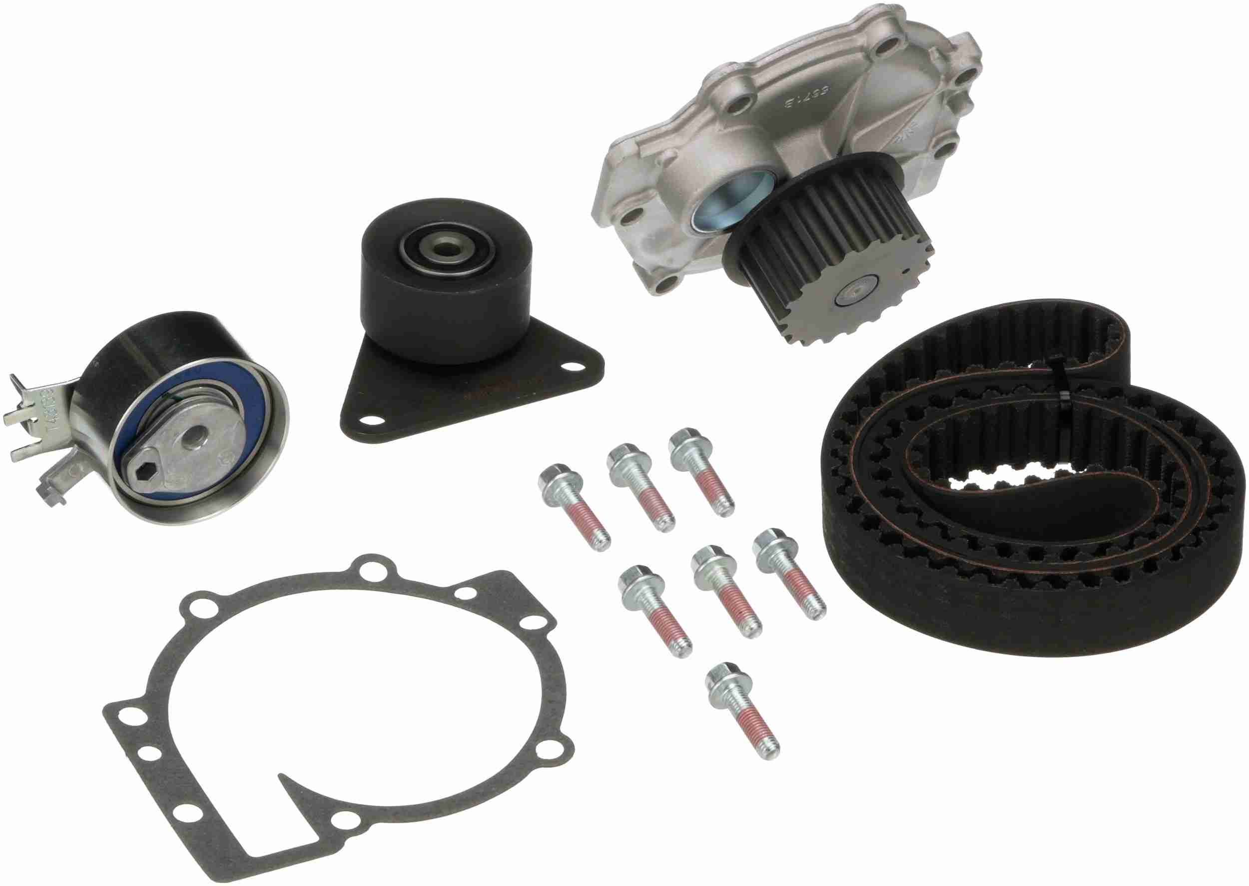 Gates Volvo C70/S40/S60/S70/S80/V40/V70/XC70/XC90 Timing Belt Component Kit w/ Water Pump