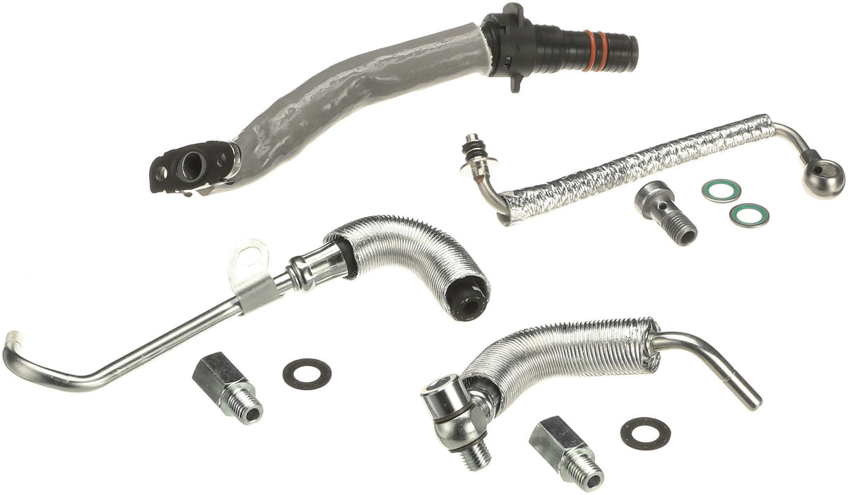 Gates 11-16 Chevrolet Cruze 4-Cyl. 1.4L Turbocharger Oil Line Kit