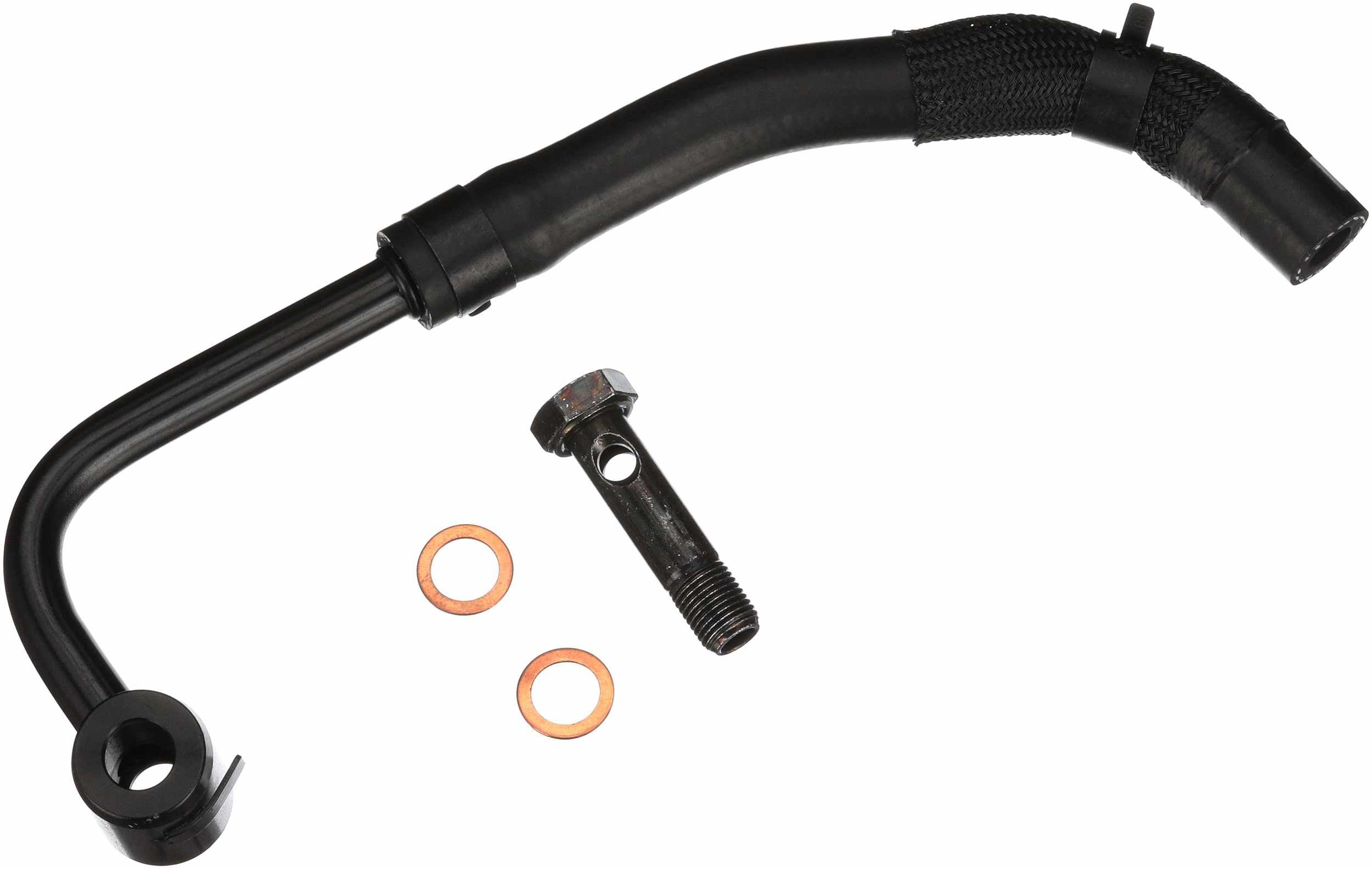 Gates 13-16 Hyundai Santa Fe 4Cyl 2.0L Steel/Rubber x 13in Turbo Coolant Drain Line w/Hardware