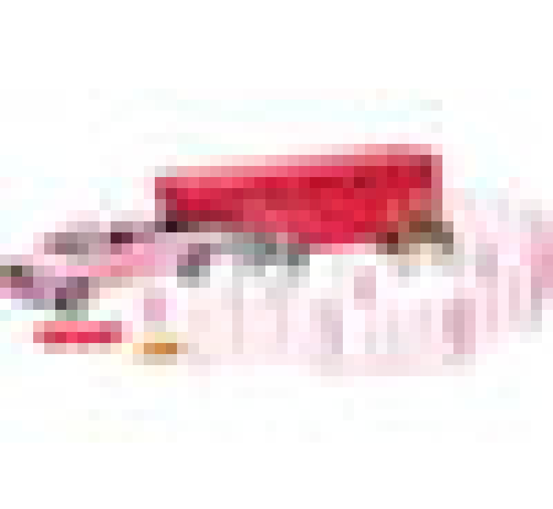 New Ray Toys Valley Ranch Set with Pink Pickup Truck and Long Horse Trailer Set