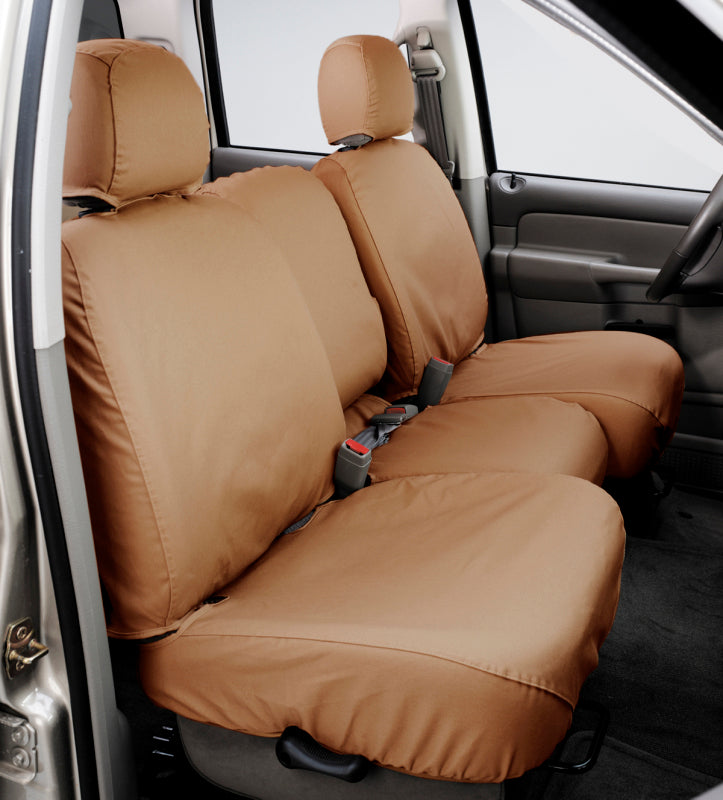 Covercraft 23-24 Buick Enclave-Fr. Polycotton SeatSaver Custom Front Row Seat Covers - Tan