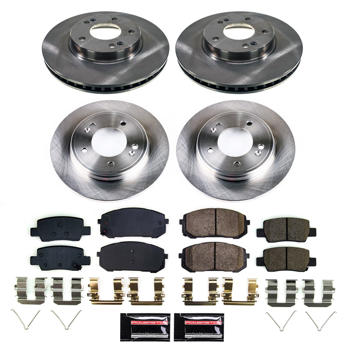 Power Stop 21-23 Hyundai Elantra Front and Rear Autospecialty Brake Kit