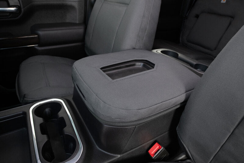 Covercraft 21-23 Ford F150 King Ranch Platinum Carhartt PrecisionFit Cust Front Seat Covers - Gravel