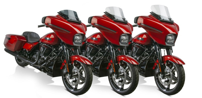 National Cycle 24+ Harley-Davidson FLH/ 23 FLH CVO V-Stream Quantum Plus Tall Windshield- Clear