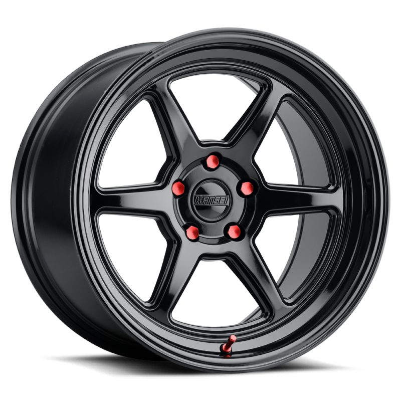 Kansei K14B Roku 18x9.5in / 5x108 BP / 38mm Offset / 63.4mm Bore - Gloss Black Wheel