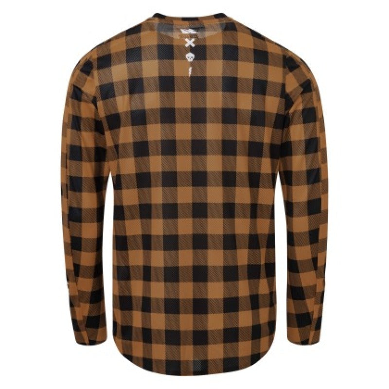 USWE Flannel Long Sleeve Lightweight Off-Road Jersey Bronze - XL