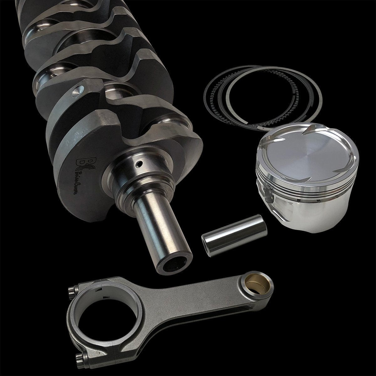 Brian Crower Nissan RB26/RB25 - 73.7mm Billet Crank Sportsman Rods (4.783in) Custom Pistons