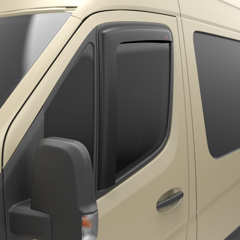 EGR 20-24 Mercedes Sprinter Van Front Tape-on Window Visors - Matte Black