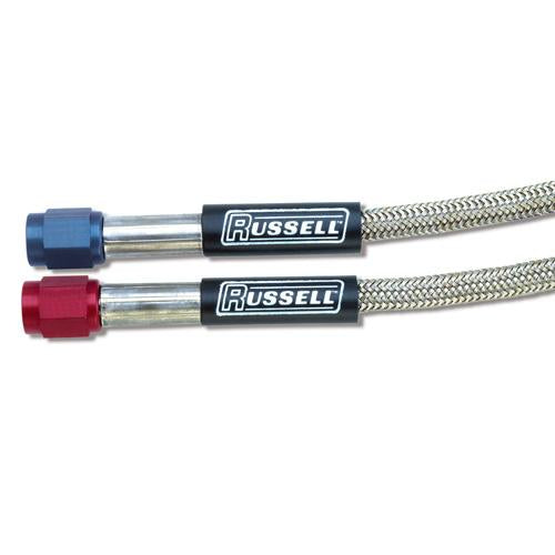 Russell Performance -3 AN 10in Pre-Made Nitrous and Fuel Line
