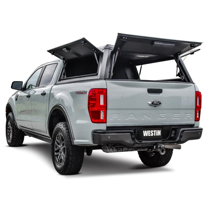 Westin EXP Truck Cap COMPLETE KIT A + BS (19-23 Ford Ranger CC 5ft. Bed) - Black