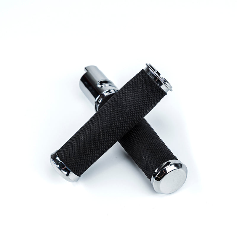 Bikers Choice Billet Aluminum Chrome Throttle-By-Wire Contour Grips