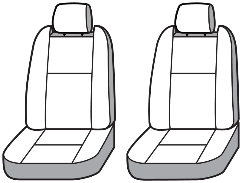 Covercraft 22-24 Dodge Ram 2500 Carhartt SeatSaver Custom Front Row Seat Covers - Brown