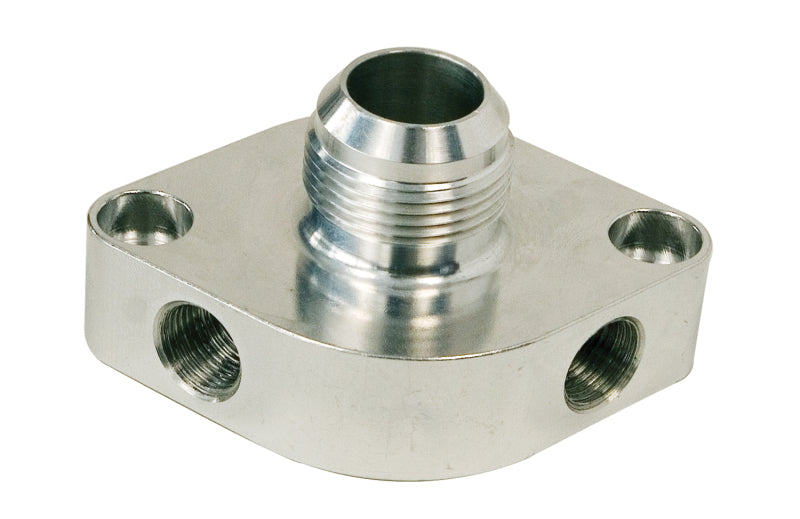 Peterson Fluid Systems -16AN SBC Waterneck w/ (2) 3/8in NPT Ports