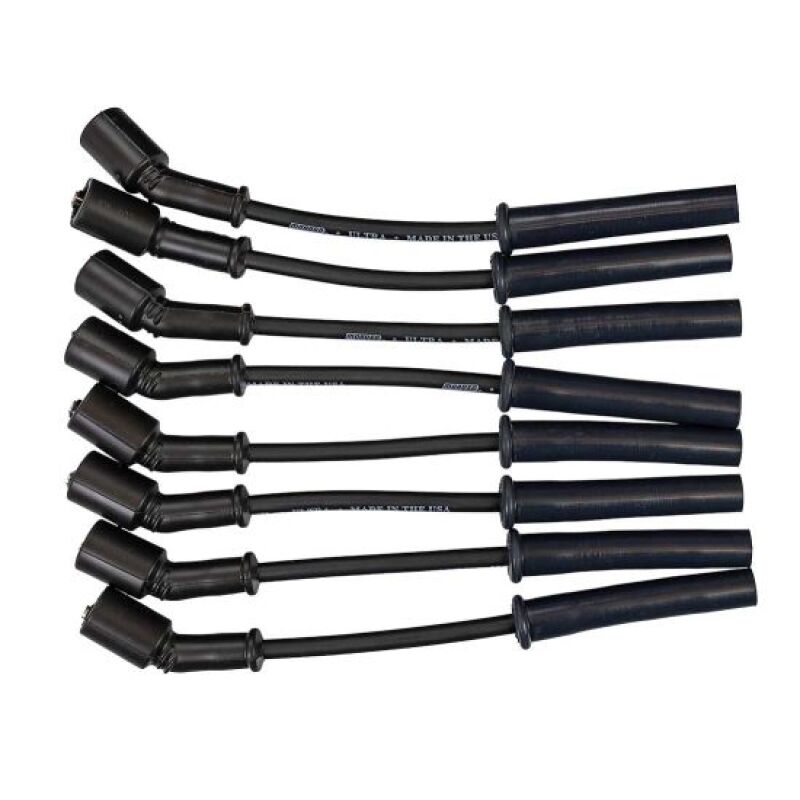 Moroso GM Gen V LT1/LT4 Ultra 350 8mm Multi-Angle Boot Ignition Spark Plug Wire Set - Black