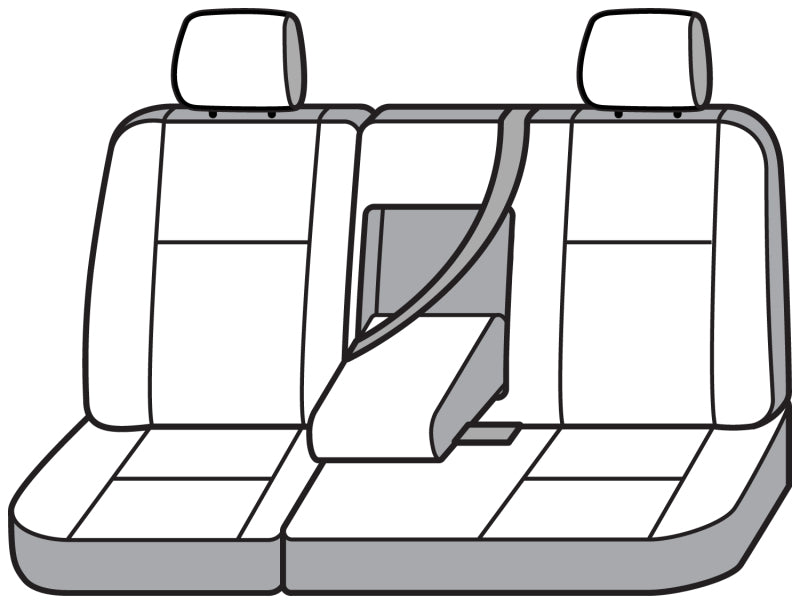 Covercraft 21-23 Chevrolet Tahoe Waterproof Polyester SeatSaver Custom Second Row Seat Covers - Grey