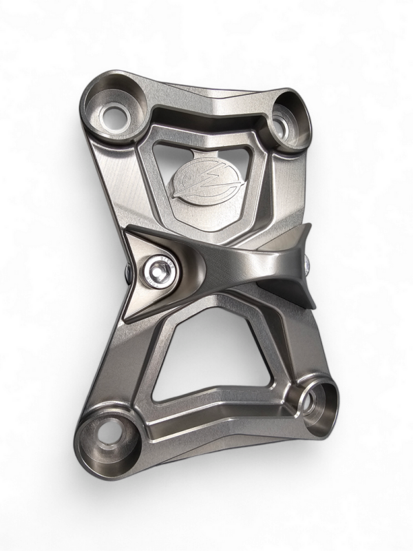 Elektric Offroad 2022-2025 Polaris Rzr Pro R Volt Radius Rod Plate Billet Anodized Gun Metal