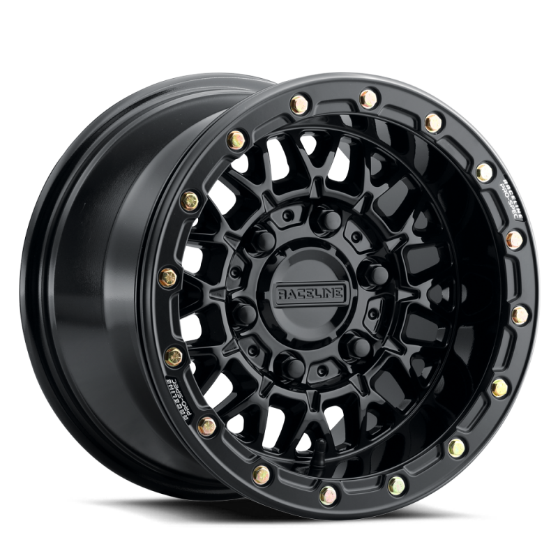 Raceline A15 Omega 15x7in / 4x156 BP / 38mm Offset / 132.5mm Bore - Gloss Black