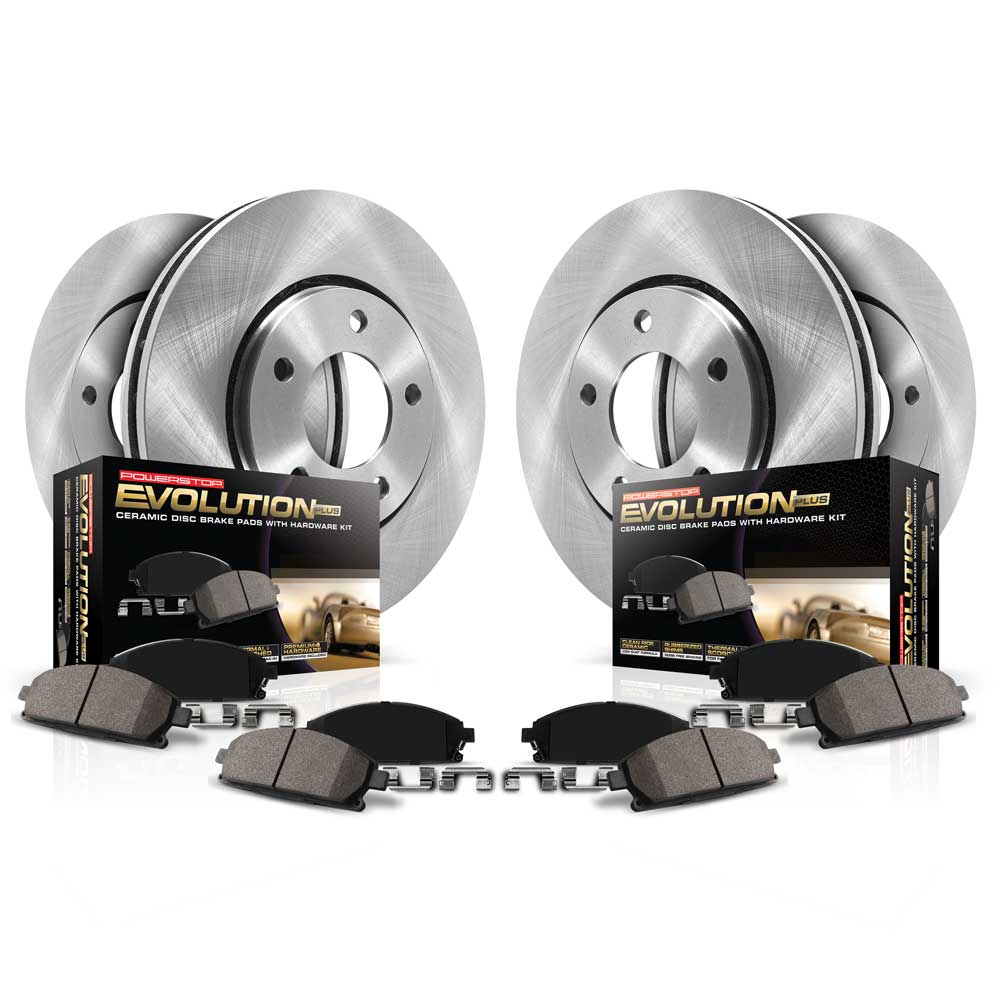 Power Stop 07-08 Volvo S80 Front and Rear Autospecialty Brake Kit