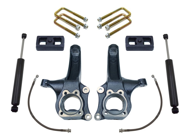 MaxTrac 15-18 Chevrolet Colorado 2WD 4in/2in MaxPro Spindle Lift Kit w/MaxTrac Shocks
