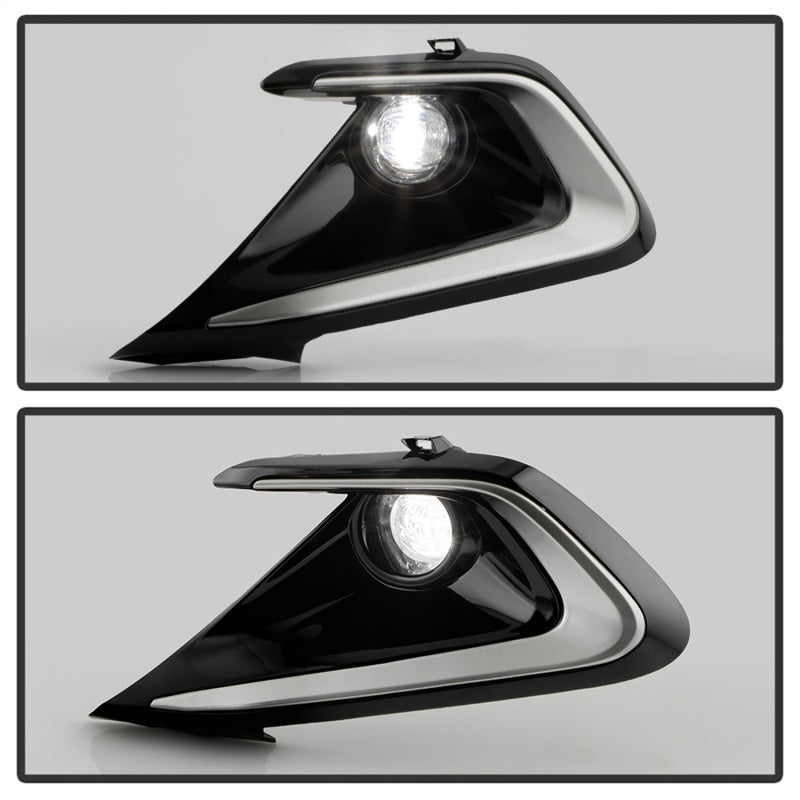 Spyder 21-23 GMC Yukon (Excl AT4) OEM Full LED Fog Lights w/Switch - Clear (FL-GY21-LED-C)