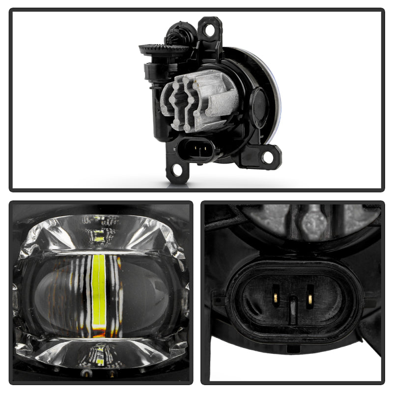Spyder 21-23 Ford Bronco Sport/Big Bend OEM Full LED Fog Lights - w/ Switch (FL-FB2021-LED-S-C)