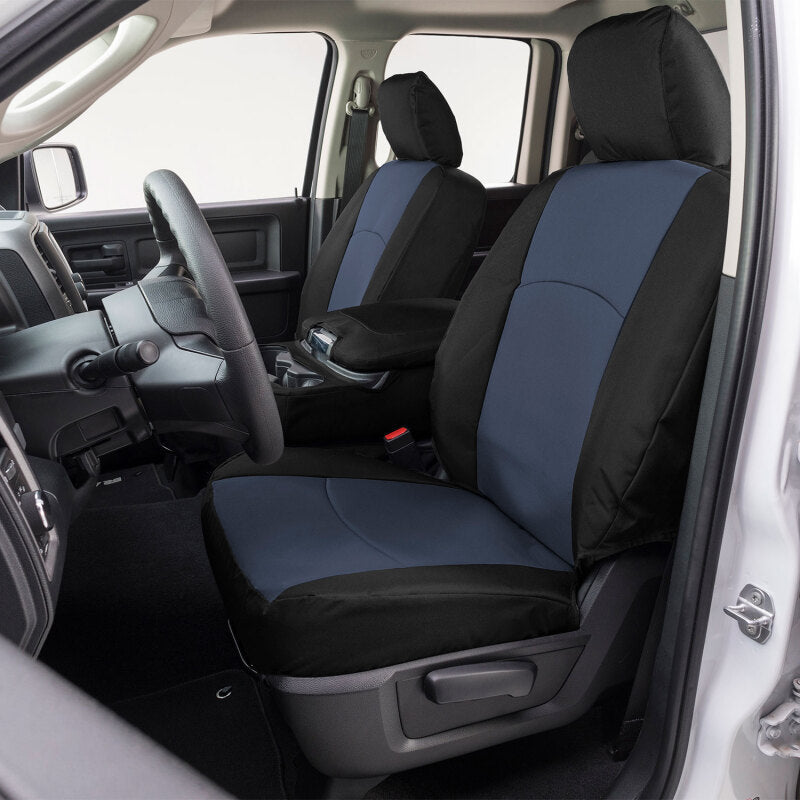 Covercraft 19-24 Ford Edge Endura PrecisionFit Custom Front Row Seat Covers - Blue/Black