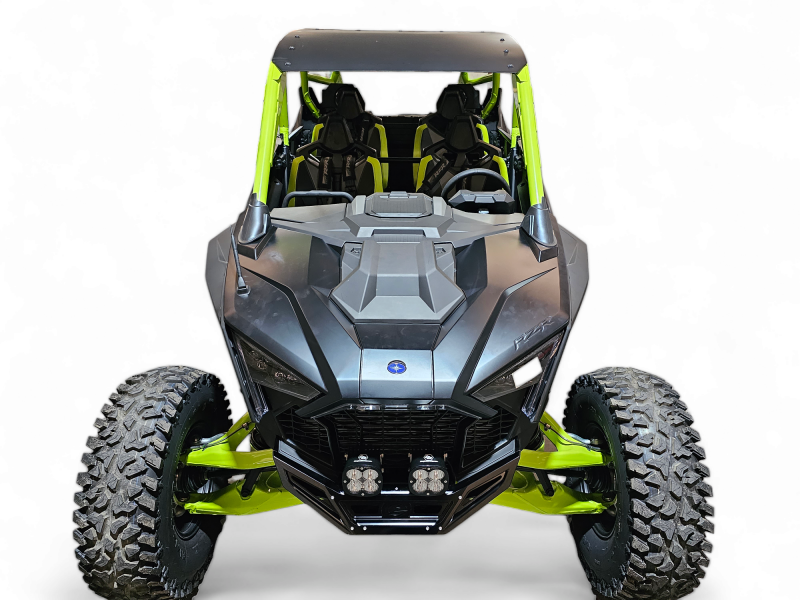 Elektric Offroad 2022-2025 Polaris Rzr Pro R/ Pro S/Turbo R Billet Front Winch Bumper Anodized Black