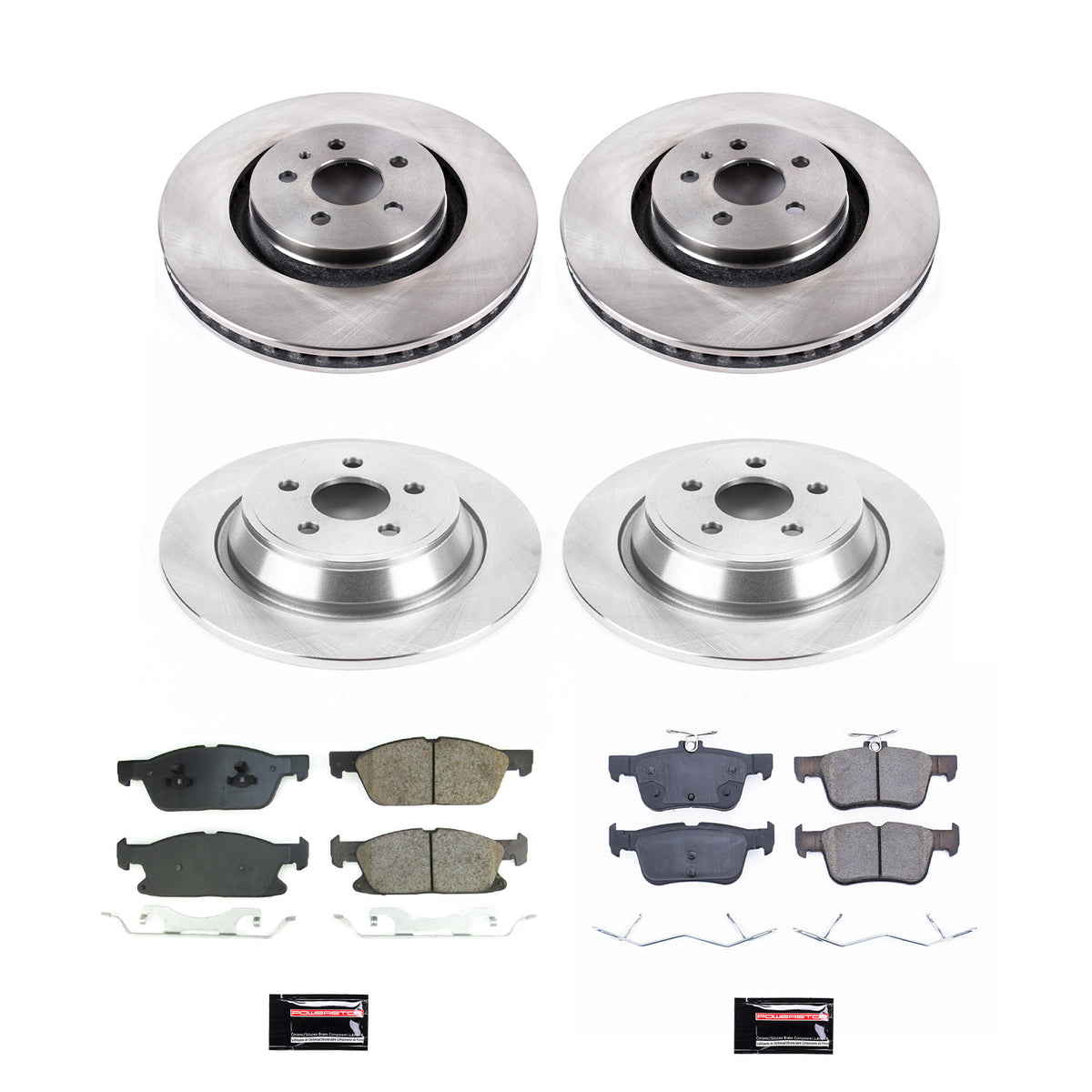 Power Stop 17-20 Lincoln MKZ Front & Rear Autospecialty Brake Kit