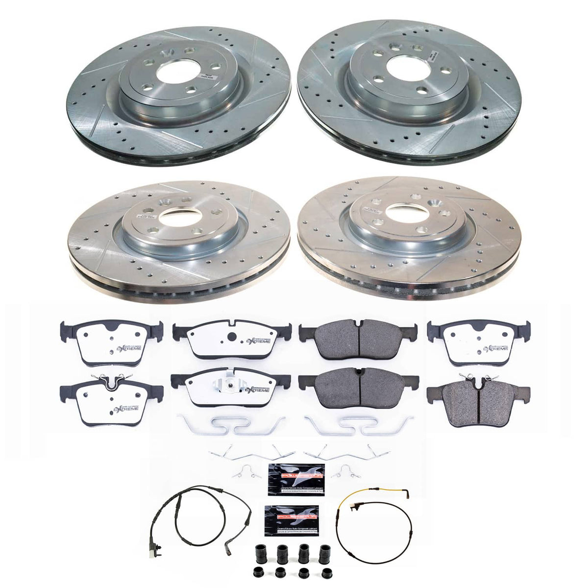 Power Stop 17-20 Jaguar F-Pace Front and Rear Z36 Truck & Tow Brake Kit