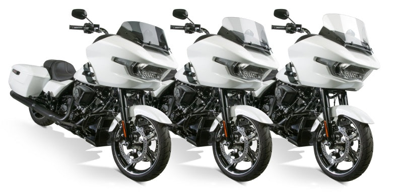 National Cycle 24+ Harley-Davidson FLT/ 23 FLT CVO V-Stream Quantum Plus Short Windshield- Dk. Tint