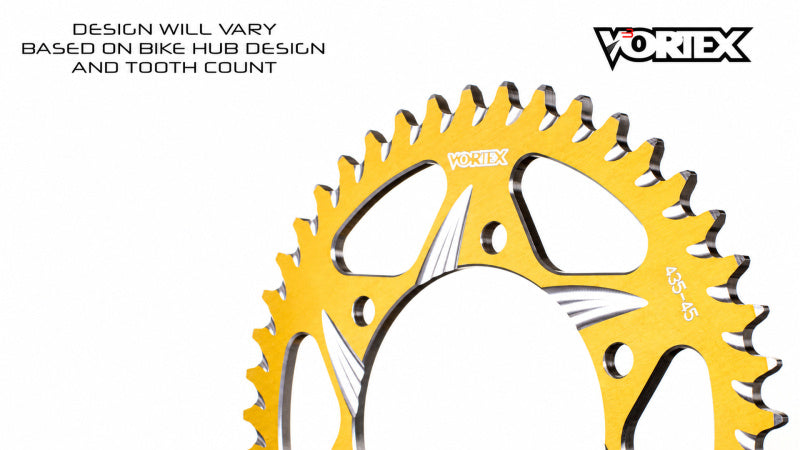 Vortex Racing 50 Tooth 520 Rear Sprocket - Gold