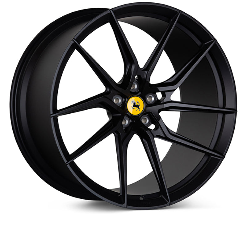 Vossen x Novitec NF8 21x9.5 ET:38 Satin Black Ferrari 296 Front Wheel