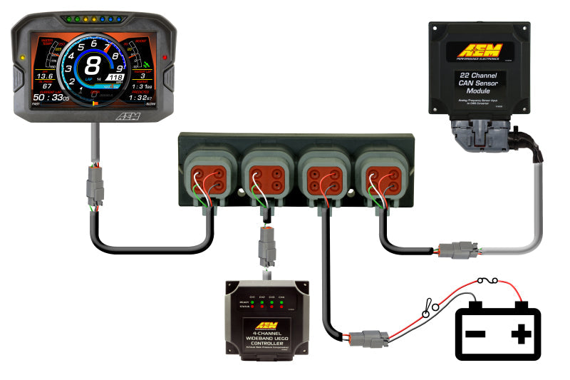 AEM 4 Port AEMnet Can Hub