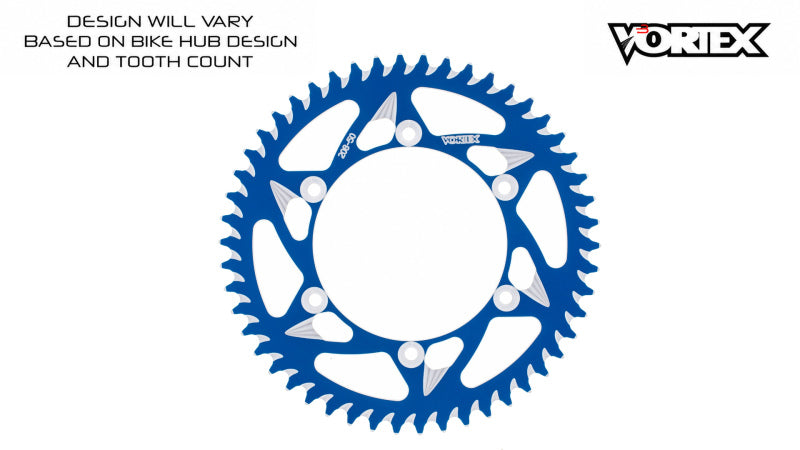 Vortex Racing 38 Tooth 520 Rear Sprocket - Blue