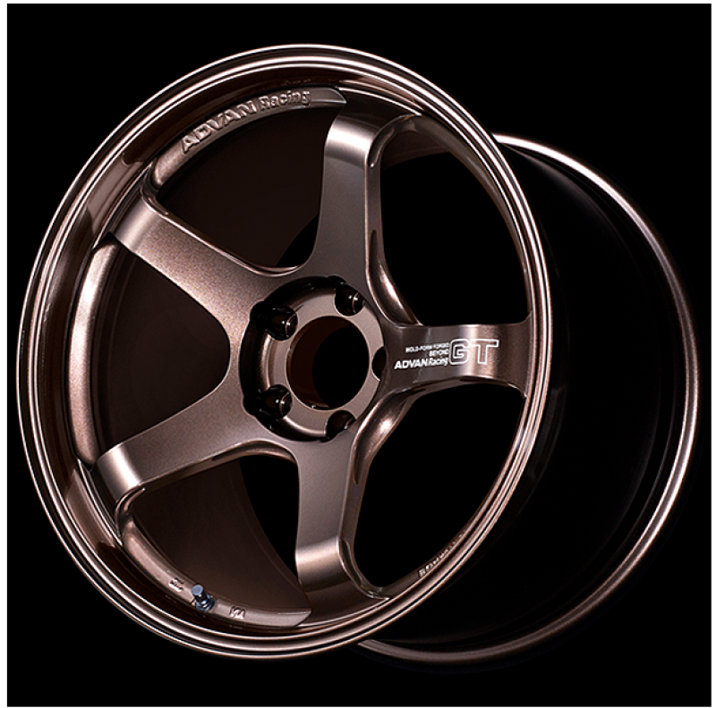 Advan GT Beyond 18x9.5 +12 5x114.3 Racing White Wheel