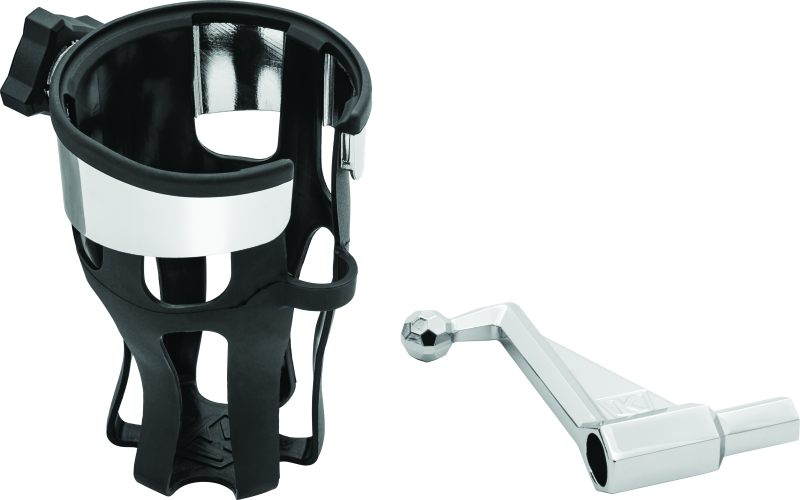 Kuryakyn Reflex Drink Holder 01-17 GL1800 Passenger Mount Chrome