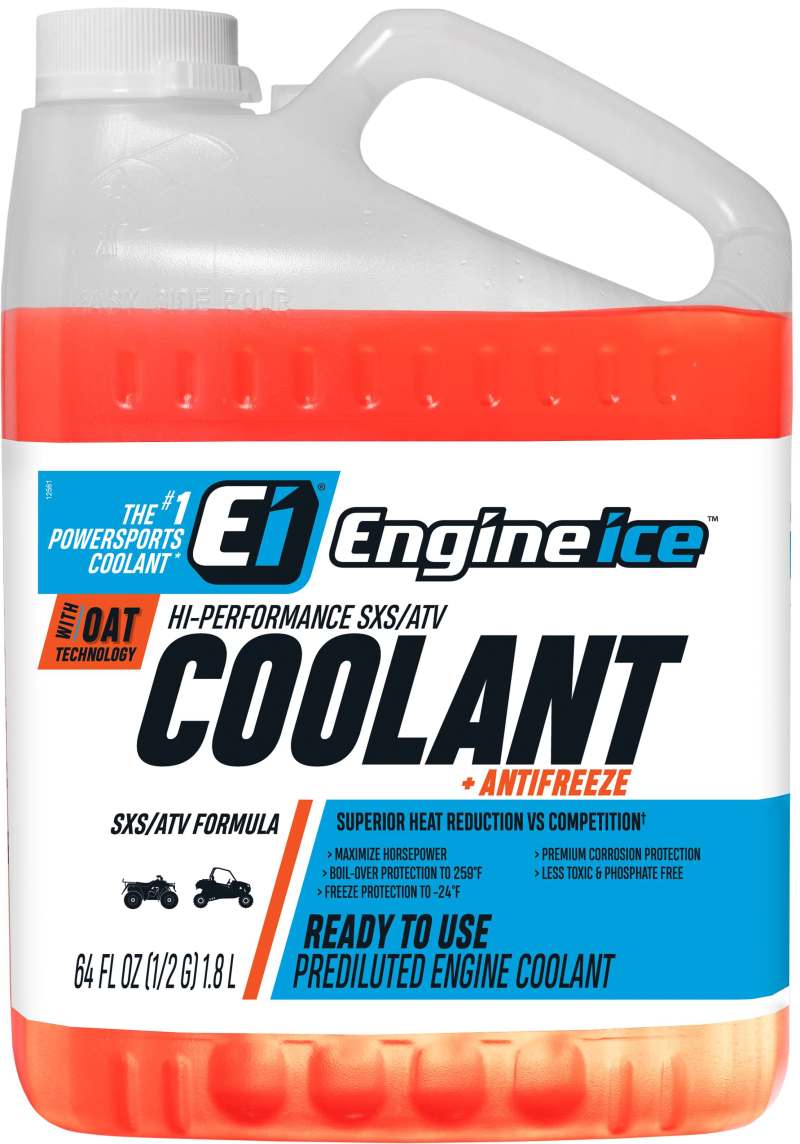 Engine Ice Hi Performance SXS/ATV Coolant + Antifreeze - 1/2 Gallon