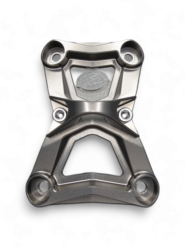 Elektric Offroad 2022-2025 Polaris Rzr Pro R Volt Radius Rod Plate Billet Anodized Gun Metal
