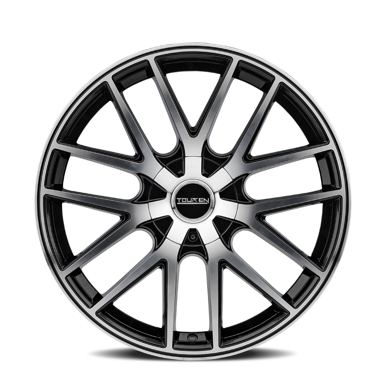 Touren 3260 TR60 20x8.5 / 5x108/114.3 BP / 40mm Offset / 72.62mm Hub Gloss Black Machined Wheel
