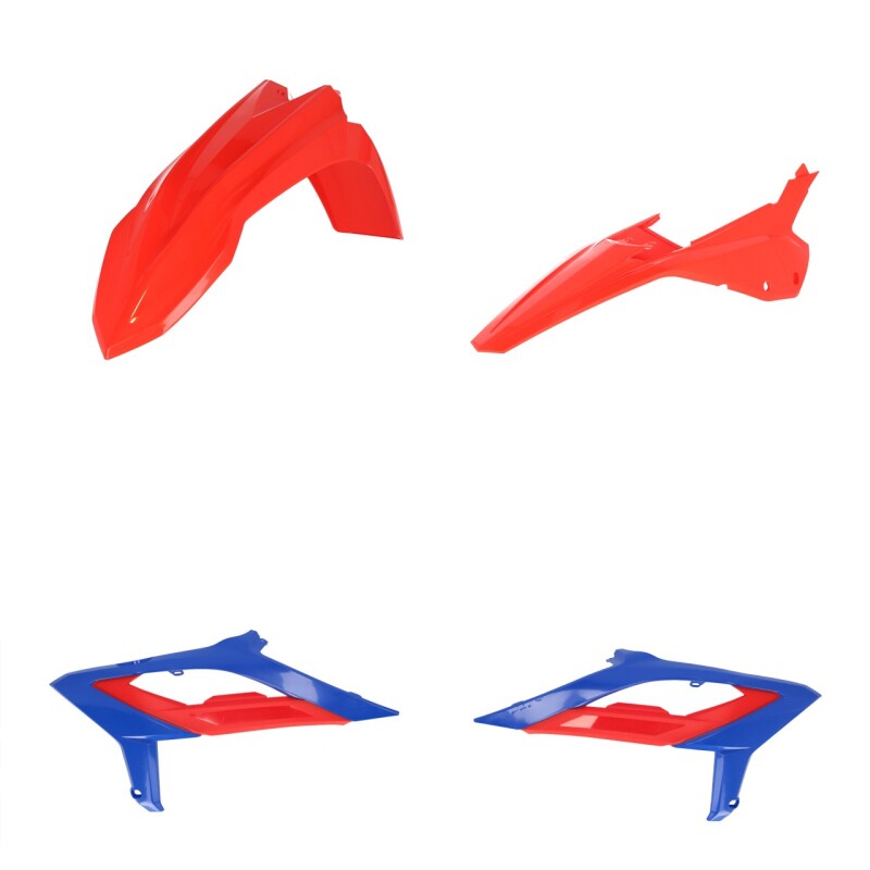Acerbis 23+ Beta RR 125-300 2T/ Racing/ RR 350-480 4T/ RR 350 4T Racing Plastic Kit - Red/Blue