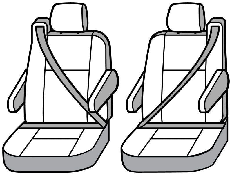 Covercraft 21-24 Toyota Sienna Carhartt PrecisionFit Custom Second Row Seat Covers - Brown