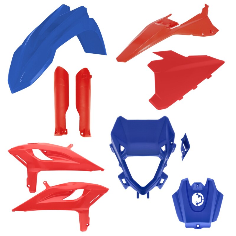 Acerbis 25+ Beta 125-300RR Race/RR X-Pro 2t/350-480RR Race 4t/RR X-Pro 4t Full Plastic Kt-Blue /Red