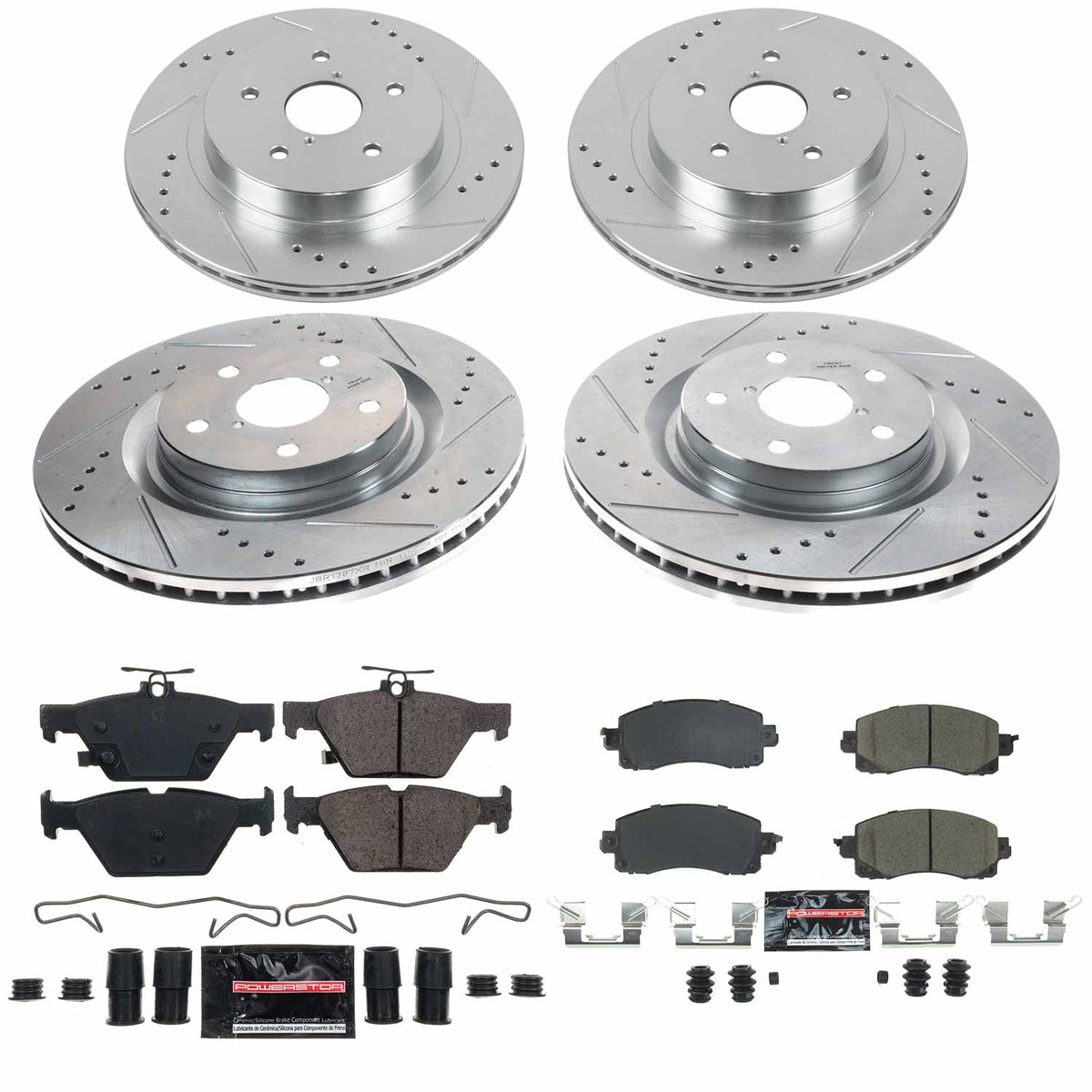 Power Stop 22-24 Subaru WRX Front and Rear Z23 Evolution Brake Kit