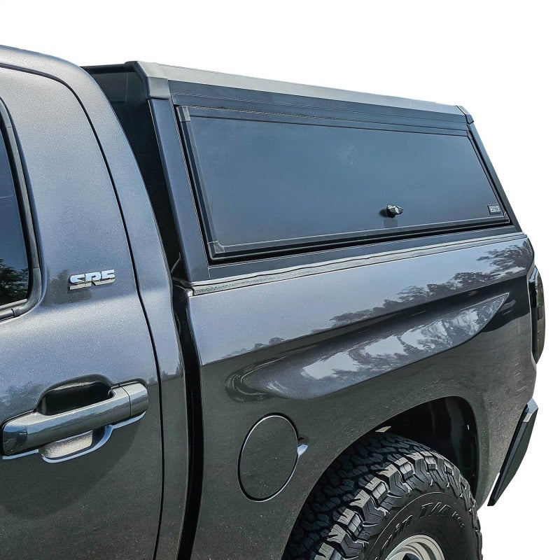Westin EXP Truck Cap COMPLETE KIT A + BS (07-21 Toyota Tundra CrewMax 5.5ft. Bed) - Black