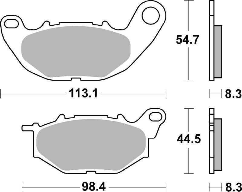 Brembo OE 16-17 Yamaha MT-25 250cc Sinter Brake Pad - Front