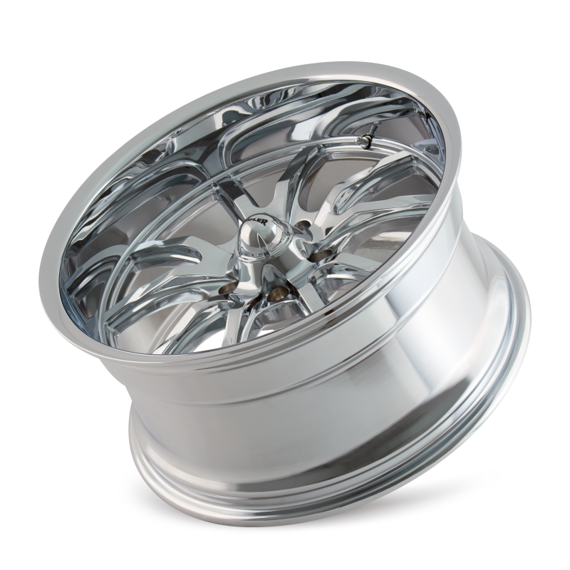 Ridler 650 18x9.5 / 5x114.3 BP / 0mm Offset / 83.82mm Hub Chrome Wheel