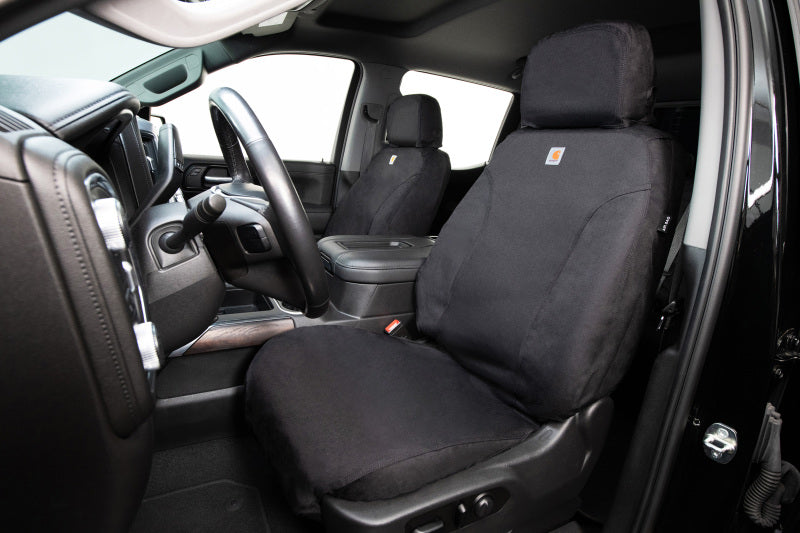 Covercraft 23-25 RAM Pro Master Cargo Carhartt Super Dux SeatSaver Frt Row Custom Seat Cover- Black