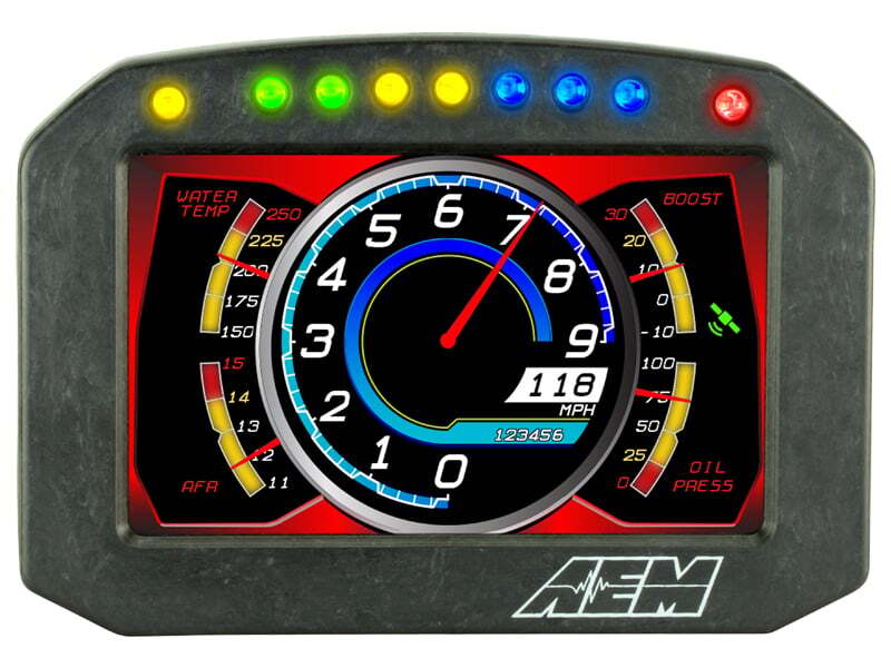 AEM CD-5L Carbon Logging Flush Digital Dash Display