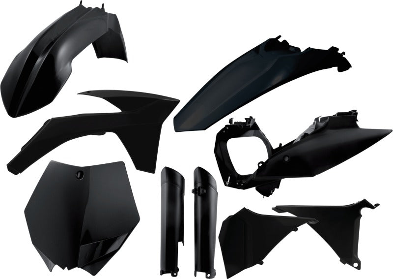 Acerbis 11-12 KTM SX-F/XC-F/2012 SX/XC Full Plastic Kit - Black