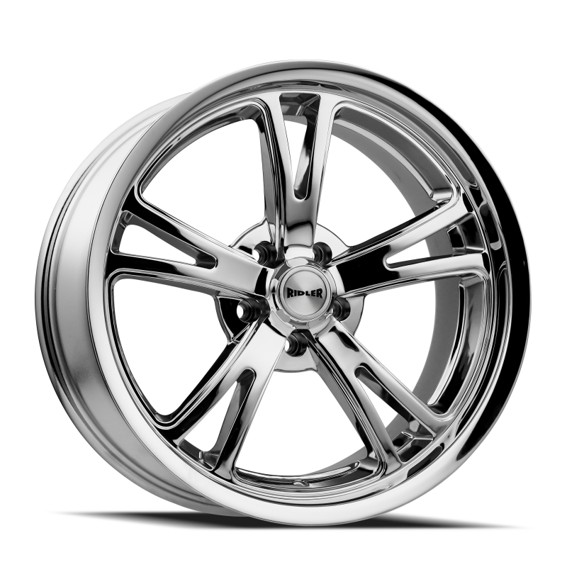 Ridler 606 18x9.5 / 5x127 BP / 0mm Offset / 83.82mm Hub Chrome Wheel